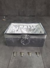 Luna Gri 3lü Kirli Çamaşır Sepeti Havluluk ve Deterjanlık Takımı 3 Parça Banyo Seti - 2
