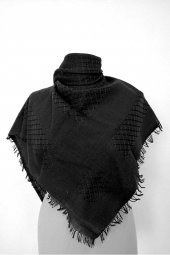 Pamuklu Puşi Poşu Kefiye Şal - 1