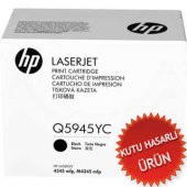 HP Q5945YC (45A) Siyah Orjinal Toner - LaserJet 4345 - 1
