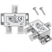 2 li Uydu Splitter Kablo TV Rg6 Anten Çoklayıcı Dağıtıcı - 2