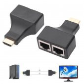 Hdmi Rj45 Cat5 6 Extender Uzatıcı Uzatma Aparatı Adaptör thumbnail 1
