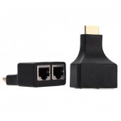 Hdmi Rj45 Cat5 6 Extender Uzatıcı Uzatma Aparatı Adaptör thumbnail 4