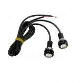 Turuncu Kartal Gözü Led 12V 2 Adet - Gündüz Farı Ayna Altı Led - 2