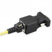 RS232 To RJ45 9 Pin Ethernet Adaptör Ekleme Ek Uzatıcı Extender Çevirici Dönüştürücü 30M - 3