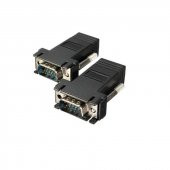 Rj45 Vga Ekleme Ek 30 Metre Uzatıcı Cat56 Monitör Extender - 2 Adet - 1