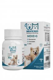 Kedi ve Köpeklerde Eklem Sağlığı Destekleyici Glukozamin Tablet  Glukozamin MSM Chondroitin Move G - 1