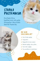 Kısırlaştırılmış Kedilere Özel Multi Vitaminli Steril Macun   - Sterile Paste 100 g - 2