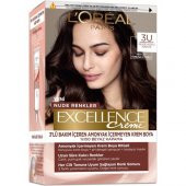L’oréal Paris Excellence Creme Nude Renkler Saç Boyası – 3u Nude Koyu Kahve thumbnail 2