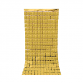 Metalize Gold PötiKare Desenli Arka Fon Süs 100x200 cm thumbnail 2