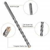 CAT DA03901 10 Parça Tungsten Karbür SDS-Plus Beton Matkap Uç Seti - 10