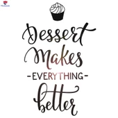 Oturma Odası, Ofis, Dükkan Duvar Sticker Tatlı Alıntı Fırın Dükkanı Dekor Pencere Yazı Çıkartmaları thumbnail 1