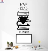 Oturma Odası, Ofis, Dükkan Duvar Sticker Kitaplar Alıntı Kütüphane Kitap Dükkanı Okuma Odası Çıkartmaları Benzersiz Hediyelik thumbnail 1