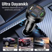 Ally Qc3.0 5 Port Çıkışlı Çoklu USB Araç Içi Çakmaklık Hızlı Şarj Başlığı - 5
