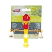 Living World Kuş Oyuncağı Denge Çubuğu Sarı/Kırmızı - 1