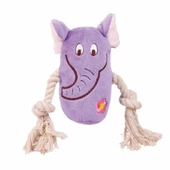Trixie köpek oyuncağı , peluş ipli 13cm - 2