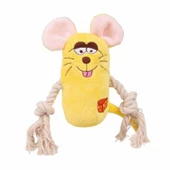 Trixie köpek oyuncağı , peluş ipli 13cm - 4