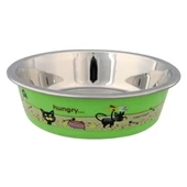 Trixie kedi mama ve su kabı, paslanmaz,0,23lt 12cm - 1