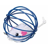 Trixie kedi oyuncağı,top içinde peluş fare 6cm - 4