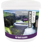 ReeflowersIceland Black Sand 25 Kg Siyah Kum 3-5 mm Yıkanmış ve Bakteriden Dezenfekte Edilmiştir.Boyasızdır - 1