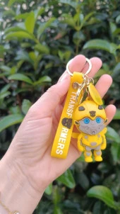 Anahtarlık Transformers Silikon Anahtarlık Çanta Süsü Karakter Figür Oyuncak 15710 thumbnail 3