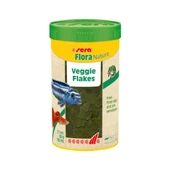 Sera Flora Nature 250 ml  60 g Skt: 11/2026 Orjinal Kutusunda Bitkisel Pul Balık Yemi - 1