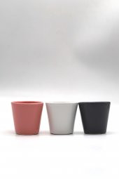 Tardan Paris 3lü Mini Seramik Kaktüs Saksı Seti - 2