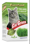 EuroGold Cat Grass Yüksek Kaliteli Kedi Çimi Kediniz İçin Özel Seçilmiş Hijyenik Topraksız Kaliteli Tohumlar - 1