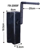 Dophin İç Filtre 400 l/h  FB2000 - 1
