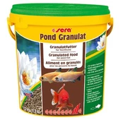 Sera Pond Granulat 10 lt. Kova Japon Balığı Yemi  Orjinal Kovasında  SKT : 04/2028 - 1