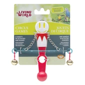 Living World Kuş Oyuncağı Denge Çubuğu Kırmızı/Beyaz - 1