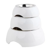 Pawise 11033 Melamin Gövde Çelik Mama Kabı 750 Ml - 1