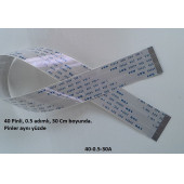 Awm 20624 80C 60V Vw-1 Flex Şerit Kablo 40 Pin 30Cm 40-0.5-30A - 1