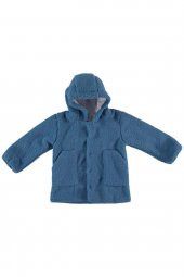 MonaRoza Erkek Çocuk Peluş Mavi Çocuk Mont  22-646 - 1