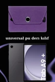 Galaxy Tab A9 Plus Uyumlu Universal 11 inç X210 Pu Deri Standlı Tablet Kılıf thumbnail 5