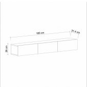 BMdekor TV Sehpası Tunus Ceviz 180 cm - 3