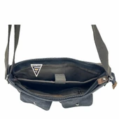 Ççs London 31469 Kanvas Postacı Omuz Çanta Siyah thumbnail 3