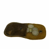 Hakiki Deri Anahtar Bozuk Para Cüzdanı Crazy Taba thumbnail 4