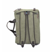 Ççs London 31458 Kanvas Sırt Laptop ve Evrak Çantası Haki thumbnail 2