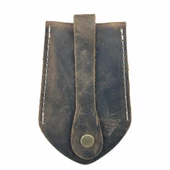 Hakiki Deri Hazneli Anahtarlık Crazy Kahve thumbnail 1