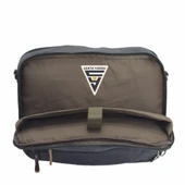 Ççs London 31458 Kanvas Sırt Laptop ve Evrak Çantası Haki thumbnail 5