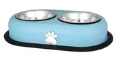Netx DDBXP(M) 1Pt Pati Desenli İkili Mama Kabı  Tas çapı : 13,5 cm - 2
