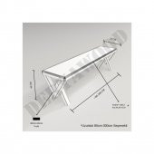 Deryawood Masif Ahşap Hestia Bank  37*200*45cm thumbnail 3