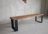 Deryawood Masif Ahşap Bank  100*37 Cm - 3