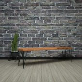 Deryawood Masif Ahşap Rhea Bank  37*200*45cm - 2