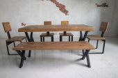 Deryawood Masif Ağaç Yemek Masası 120*85 Cm - 2