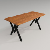 Deryawood Masif Ahşap Laurus Sulamalı Yemek Masası 85x180x76cm - 4