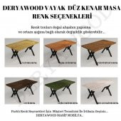 Deryawood Masif Ahşap Alnilam Mutfak Masası 70*130*76 Cm - 3
