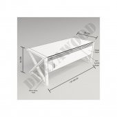 Silver Ahşap Çalışma Masası 180x85x76 Cm-ön Ahşap-antrasit Renk Ayak - 2