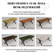 Deryawood Masif Ahşap Sirius Toplantı Masası 110*280*76 Cm - 4