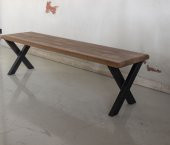 Deryawood Masif Ahşap Bank  160*37 Cm - 1